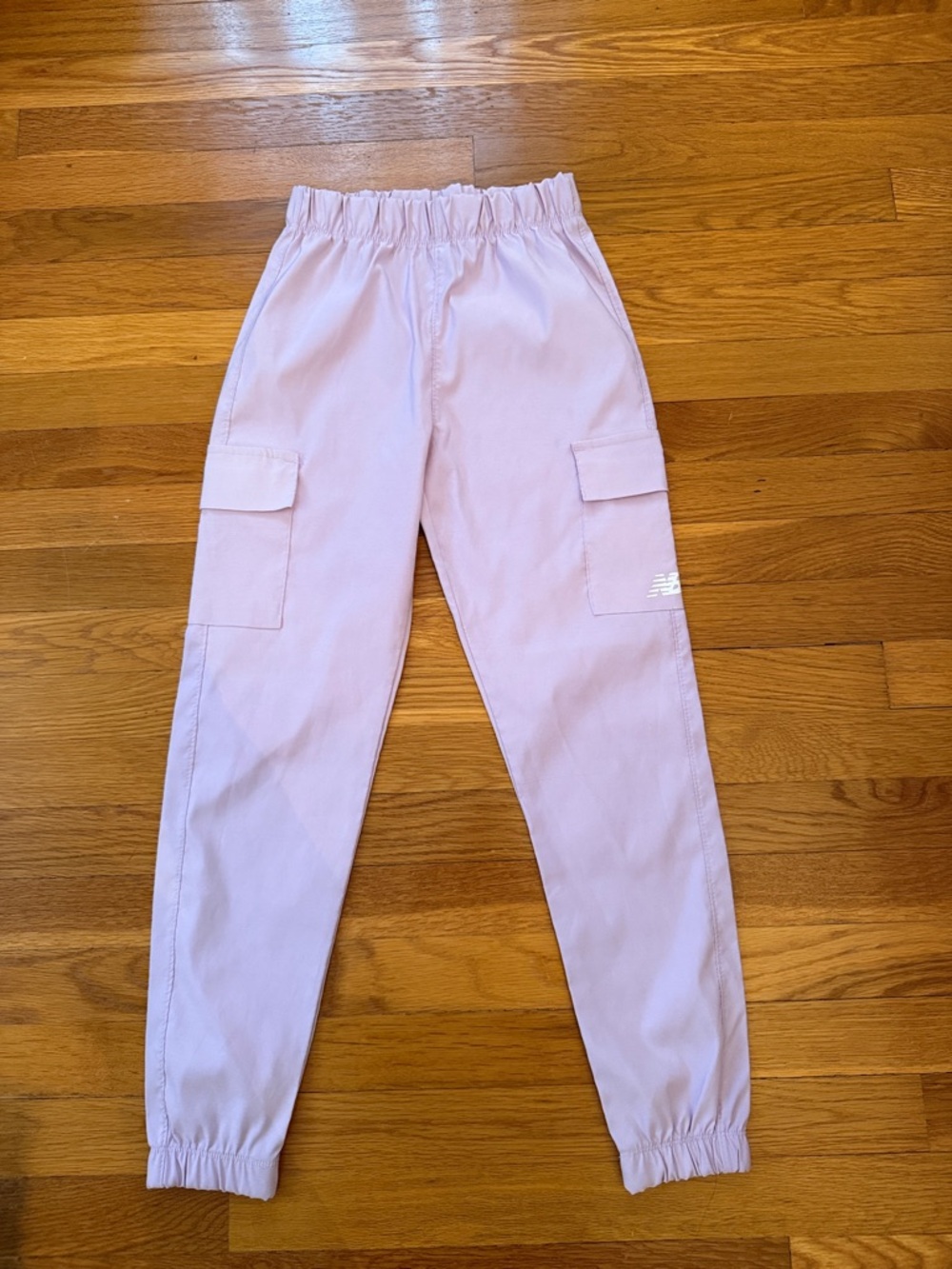 New Balance Girls Joggers M 8/10 Lilac Athletic Pants | NWOT